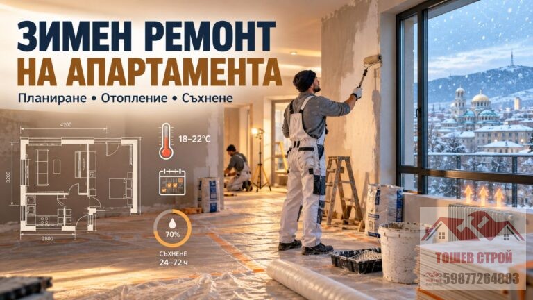 Зимен ремонт на апартамента R